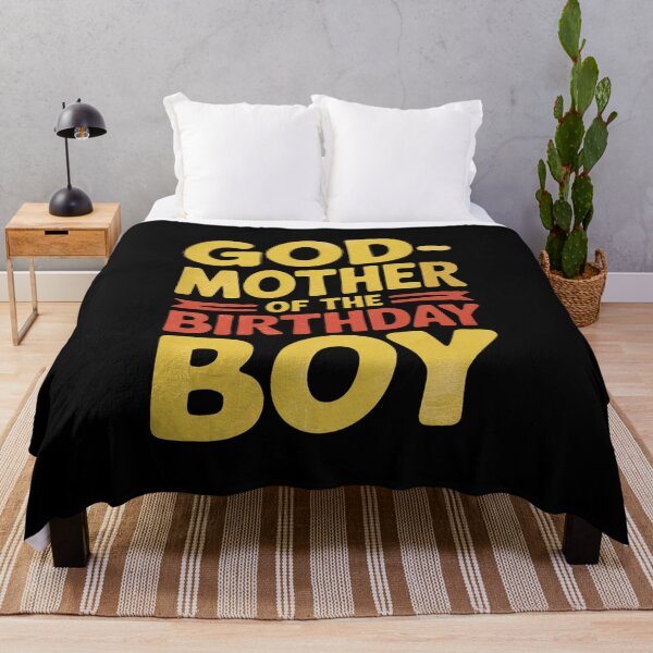 Item preview, Godmother of the Birthday Boy Birthday Party Matching Family designed and sold by VerseFarm.