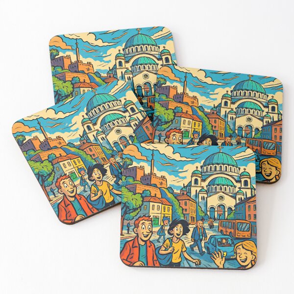 Item preview, Belgrade, city | Comics style - Cartoon designed and sold by ComicsFactory.