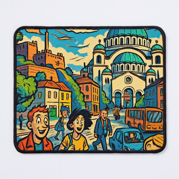 Item preview, Belgrade, city | Comics style - Cartoon designed and sold by ComicsFactory.