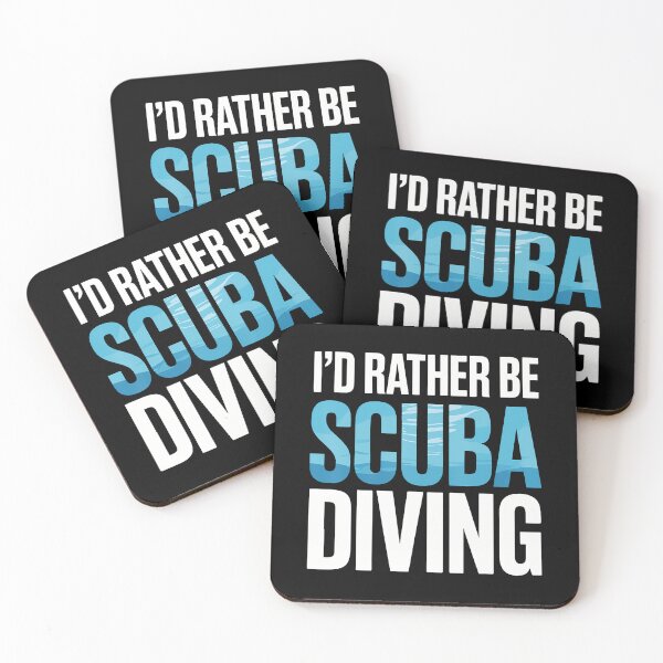 Item preview, I'D Rather Be Scuba Diving designed and sold by charitashmoqs.
