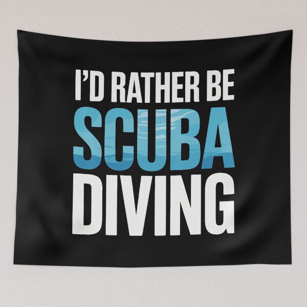 Item preview, I'D Rather Be Scuba Diving designed and sold by charitashmoqs.