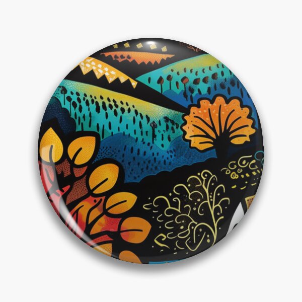 Item preview, Autumn Folk Landscape designed and sold by nillaharum.