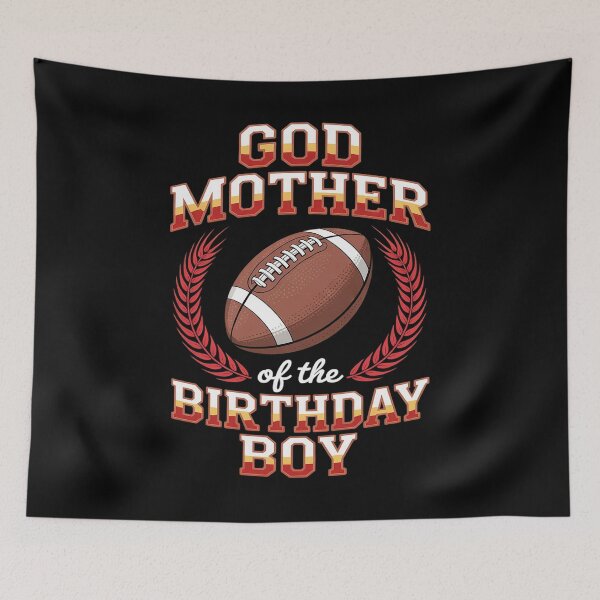 Item preview, Godmother Of The Birthday Boy Football Matching Family Party  designed and sold by VerseFarm.
