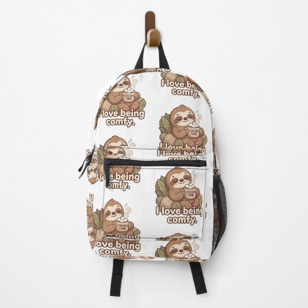 Item preview, Sloth with a hot coco Cute I love being Comfy design designed and sold by Vintage Designs +.