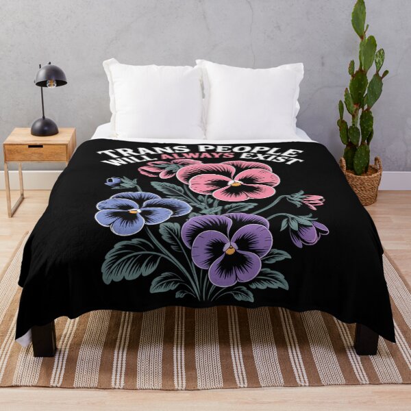 Item preview, Trans People Will Always Floral Exist Funny LGBT Pride Month designed and sold by comptorasunfia.