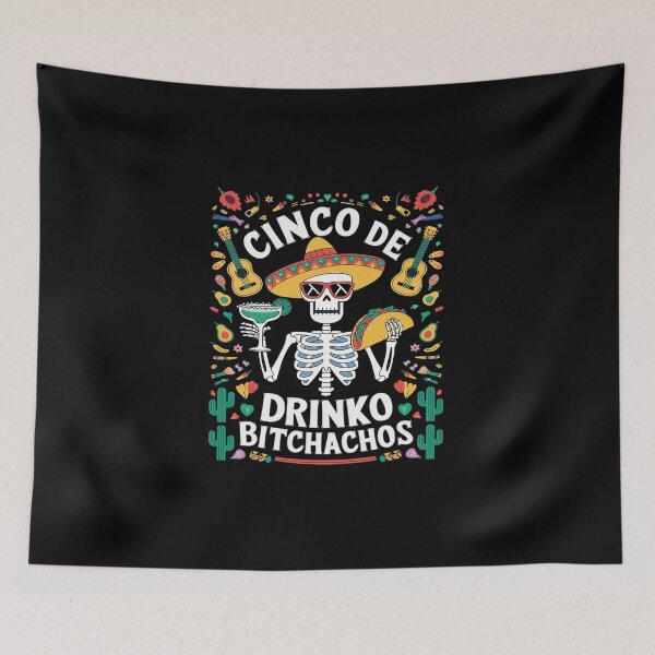 Item preview, Cinco de Mayo Fiesta Mexican Party Cinco De Drinko  designed and sold by DigitaldeligArt.