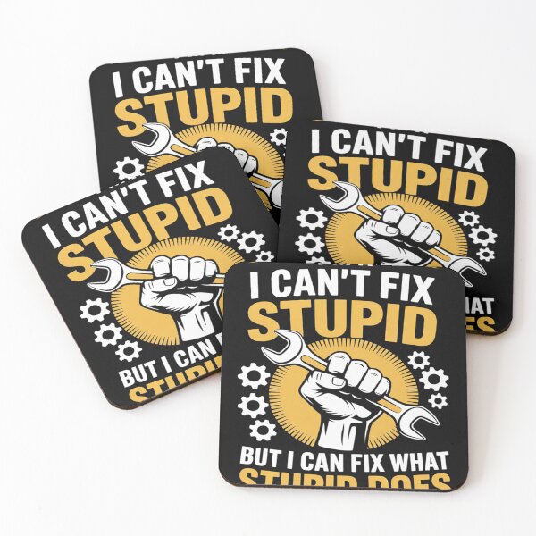 Item preview, Im A Mechanic Cant Fix Stupid Funny Car Auto Garage Men  designed and sold by KotexTemu.