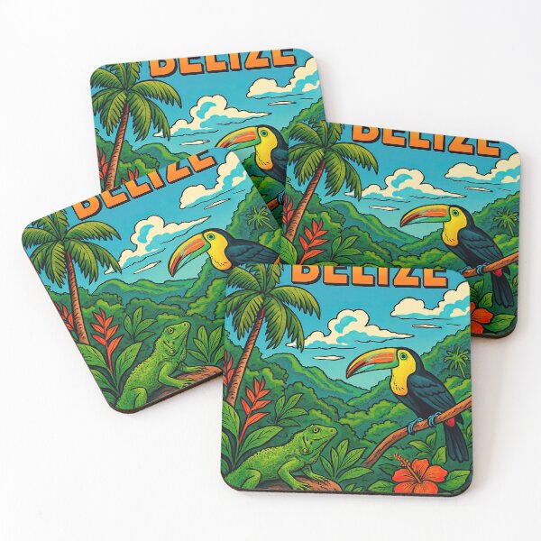 Item preview, Belize landscape  | Comics style - Cartoon designed and sold by ComicsFactory.