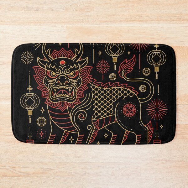 Item preview, Festive Golden Nian Beast and Fireworks Celebration designed and sold by zzz888.
