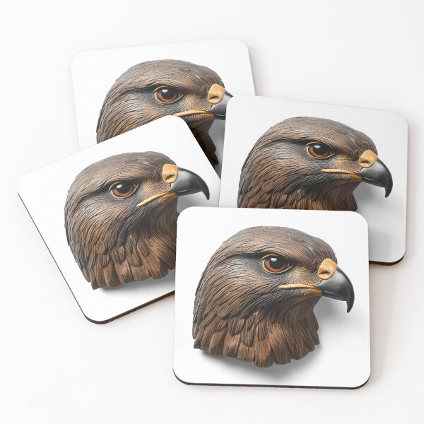 Item preview, Detailed Falcon Carving Graphic PNG designed and sold by Wonderful Designs.
