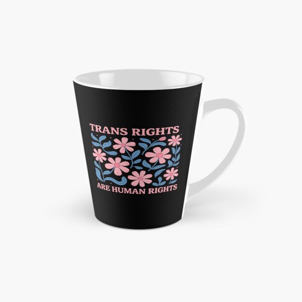 Item preview, Trans Rights are Human Rights Floral LGBTQ Pride Transgender designed and sold by comptorasunfia.
