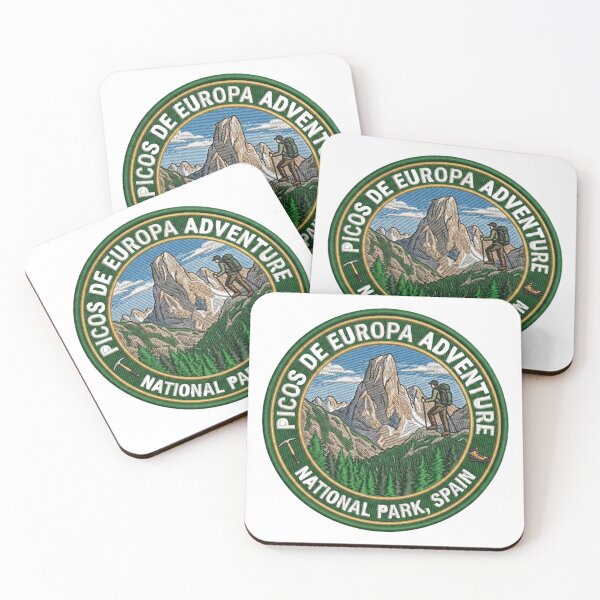 Item preview, Picos de Europa Adventure National Park Patch designed and sold by AURA Vibes.
