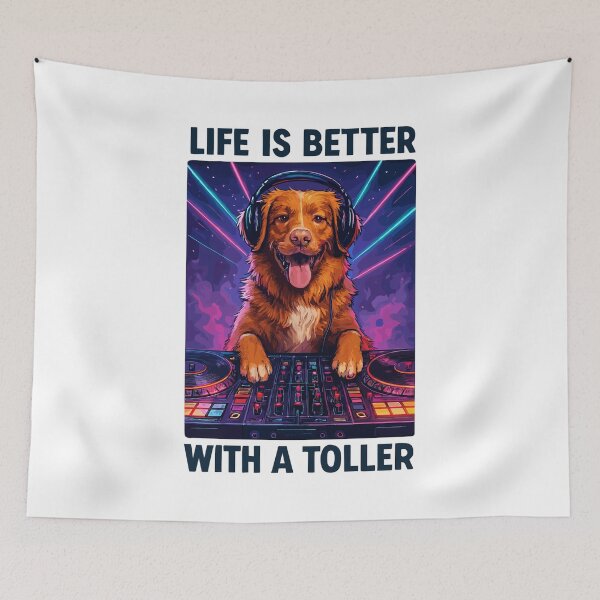 Item preview, Nova Scotia Great DJ Dog Funny Positive Gift designed and sold by Pineapple-Tree.
