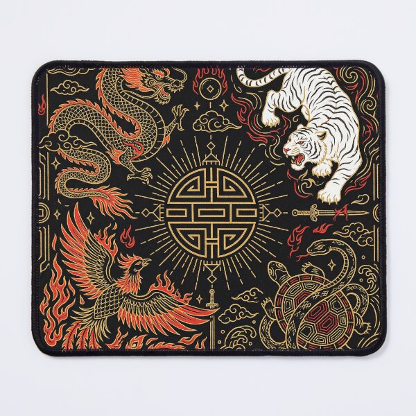 Item preview, The Four Celestial Guardians Ancient Chinese Mythology designed and sold by zzz888.