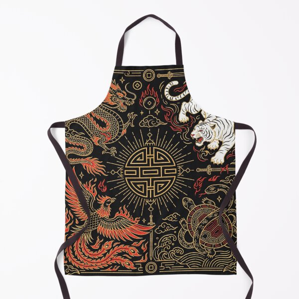 Item preview, The Four Celestial Guardians Ancient Chinese Mythology designed and sold by zzz888.