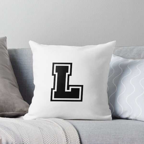 Item preview, Black L - Classic Stylized Initial Alphabet Letter designed and sold by stickerorange.