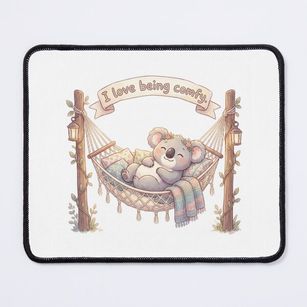 Item preview, Sleeping Koala Cute I love being Comfy design designed and sold by Vintage Designs +.