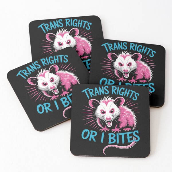 Item preview, Transgender Pride Trans Rights Or I Bites Opossum designed and sold by comptorasunfia.
