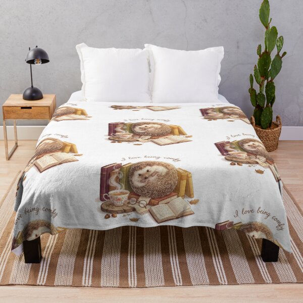 Item preview, Hedgehog Cute I love being Comfy design designed and sold by Vintage Designs +.