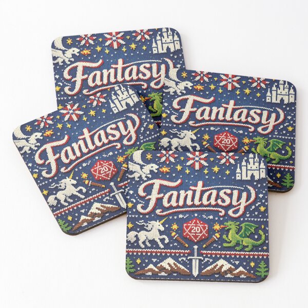 Item preview, I love fantasy knitting patterns – magical retro illustration designed and sold by Mauswohn.