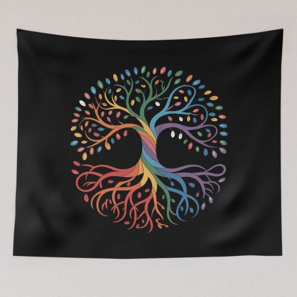 Item preview, Tree Life Rainbow LGBT Cool Gay Pride Flag Ally designed and sold by comptorasunfia.