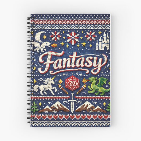 Item preview, I love fantasy knitting patterns – magical retro illustration designed and sold by Mauswohn.
