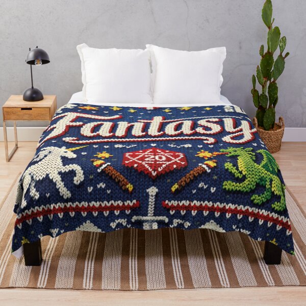 Item preview, I love fantasy knitting patterns – magical retro illustration designed and sold by Mauswohn.