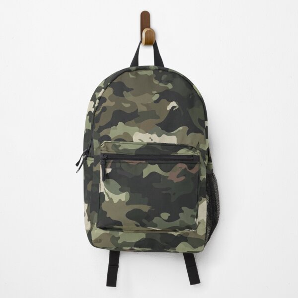 Item preview, Classic Dark Woodland Green & Beige Tactical Camouflage Pattern designed and sold by Patterns & Love .
