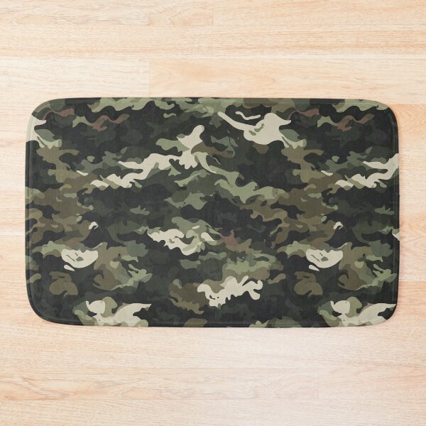 Item preview, Classic Dark Woodland Green & Beige Tactical Camouflage Pattern designed and sold by Patterns & Love .
