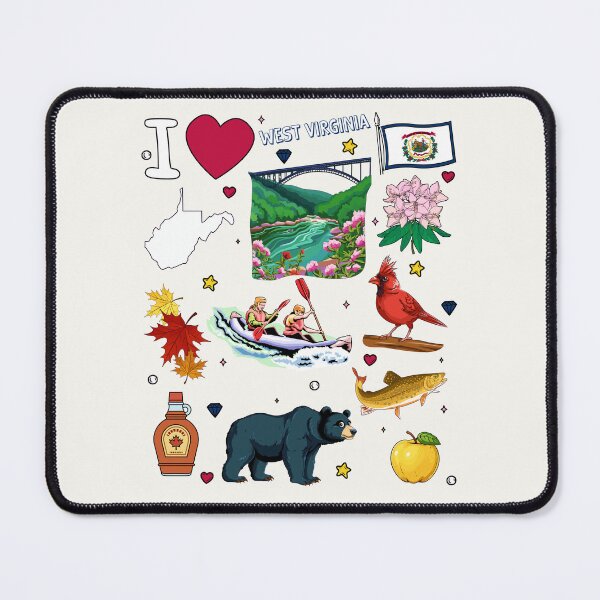Item preview, West Virginia State Pride, Nature, Adventure & Wildlife Sticker Pack designed and sold by mashmosh.