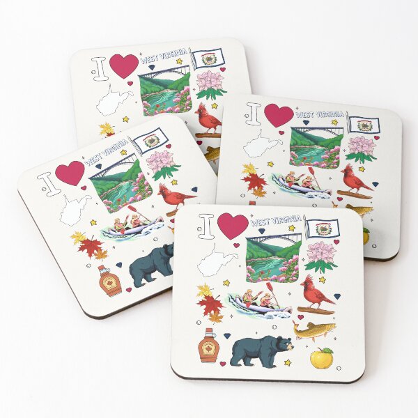 Item preview, West Virginia State Pride, Nature, Adventure & Wildlife Sticker Pack designed and sold by mashmosh.