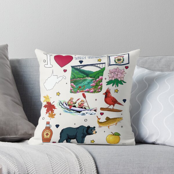 Item preview, West Virginia State Pride, Nature, Adventure & Wildlife Sticker Pack designed and sold by mashmosh.