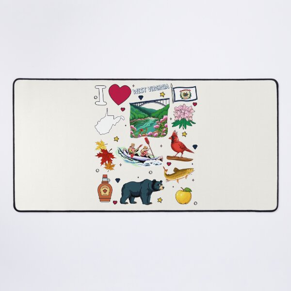 Item preview, West Virginia State Pride, Nature, Adventure & Wildlife Sticker Pack designed and sold by mashmosh.