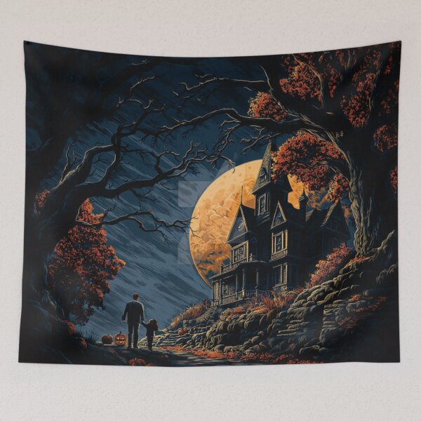 Item preview, Spooky Moonlit Path designed and sold by nillaharum.