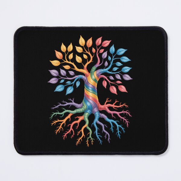 Item preview, Tree Of Life Rainbow LGBT Gay Lesbian Pride Flag Ally designed and sold by comptorasunfia.