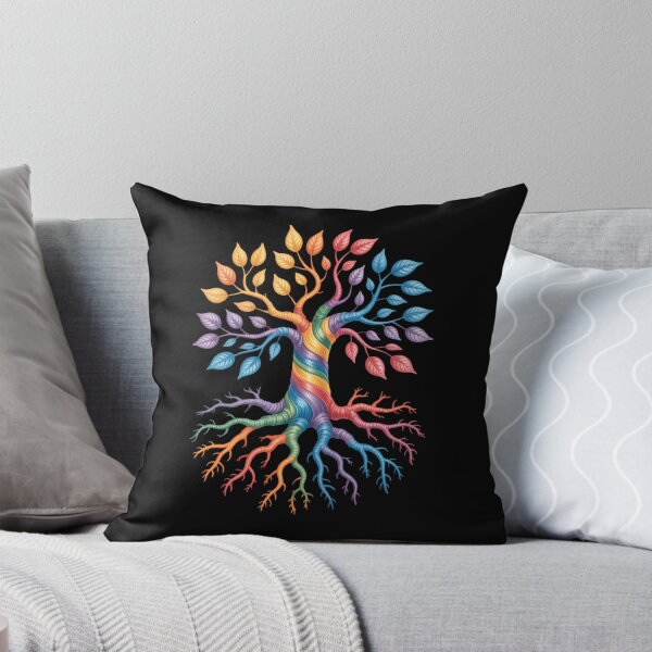 Item preview, Tree Of Life Rainbow LGBT Gay Lesbian Pride Flag Ally designed and sold by comptorasunfia.