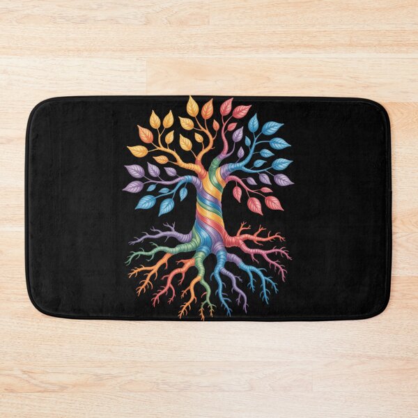 Item preview, Tree Of Life Rainbow LGBT Gay Lesbian Pride Flag Ally designed and sold by comptorasunfia.