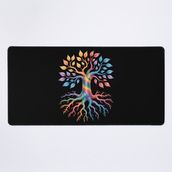 Item preview, Tree Of Life Rainbow LGBT Gay Lesbian Pride Flag Ally designed and sold by comptorasunfia.