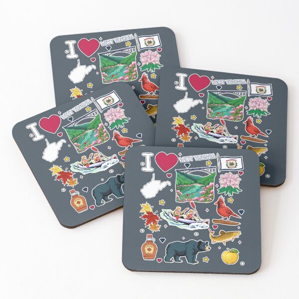 Item preview, West Virginia Adventure & Nature Stickers Pack - Wild and Wonderful designed and sold by mashmosh.