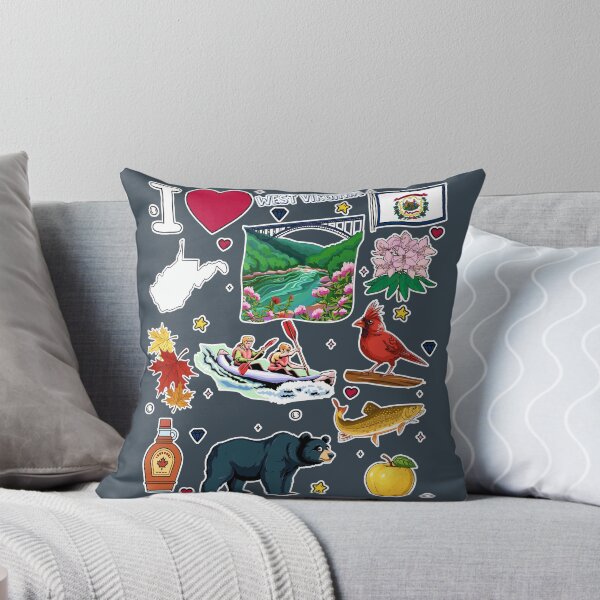 Item preview, West Virginia Adventure & Nature Stickers Pack - Wild and Wonderful designed and sold by mashmosh.