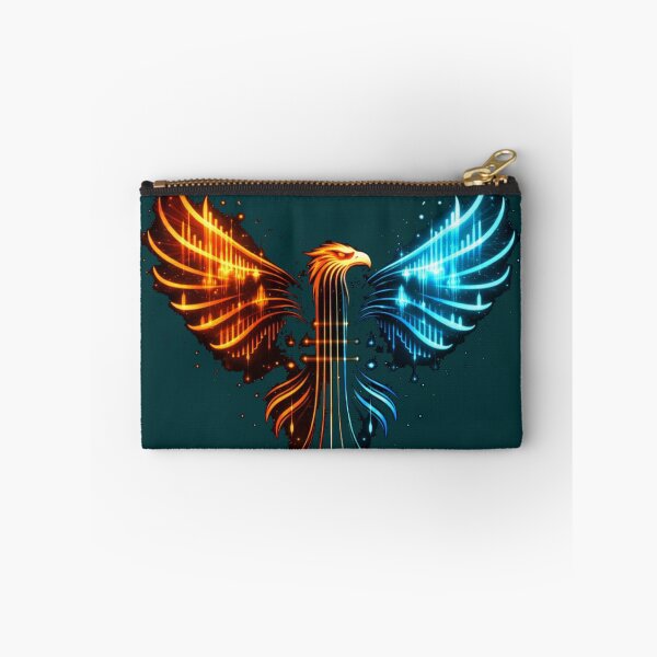 Item preview, Sound Eagle Flux T-Shirt | Neon Fire & Ice Eagle Art Tee designed and sold by KDesignCrafts.