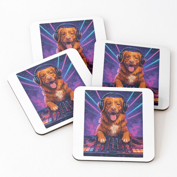 Item preview, Nova Scotia Great DJ Dog Funny Positive Gift designed and sold by Pineapple-Tree.