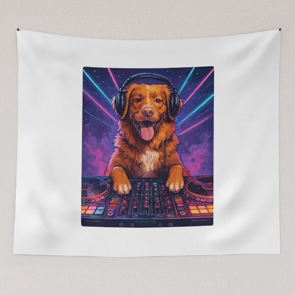 Item preview, Nova Scotia Great DJ Dog Funny Positive Gift designed and sold by Pineapple-Tree.