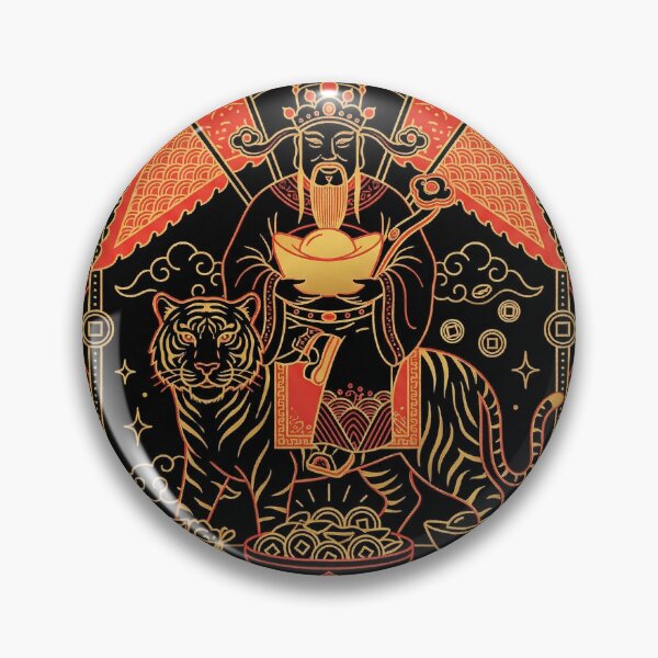 Item preview, Majestic God of Wealth Caishen Riding Tiger designed and sold by zzz888.