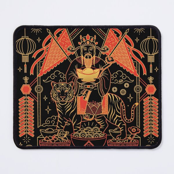 Item preview, Majestic God of Wealth Caishen Riding Tiger designed and sold by zzz888.