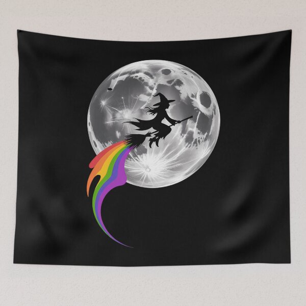 Item preview, Witch Rainbow Flag LGBT-Q Gay Pride Month Equality designed and sold by comptorasunfia.