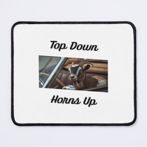 Item preview, Top Down Horns Up designed and sold by SpazticGoat.
