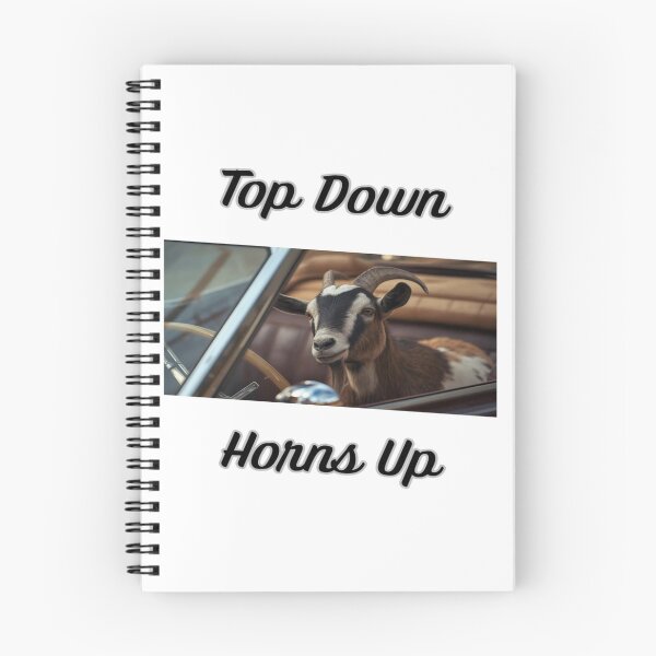 Item preview, Top Down Horns Up designed and sold by SpazticGoat.