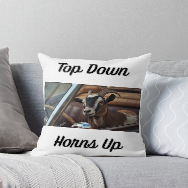 Item preview, Top Down Horns Up designed and sold by SpazticGoat.