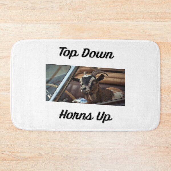 Item preview, Top Down Horns Up designed and sold by SpazticGoat.